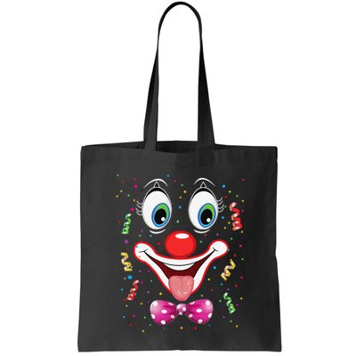 Carnival Clown Face Circus Carnivals Bag
