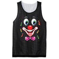 Carnival Clown Face Circus Carnivals Mesh Reversible Basketball Jersey Tank