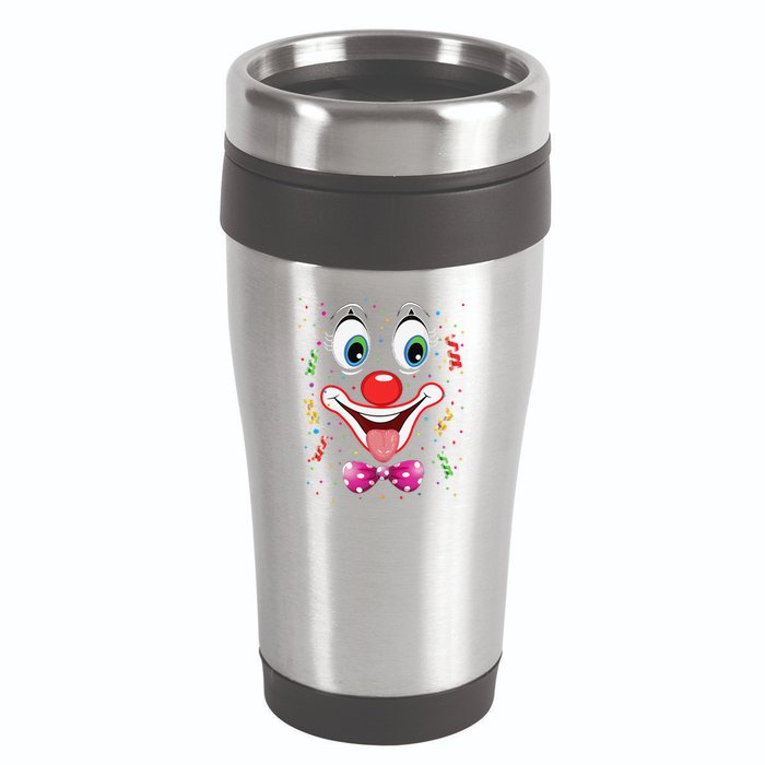 Carnival Clown Face Circus Carnivals 16oz Travel Tumbler