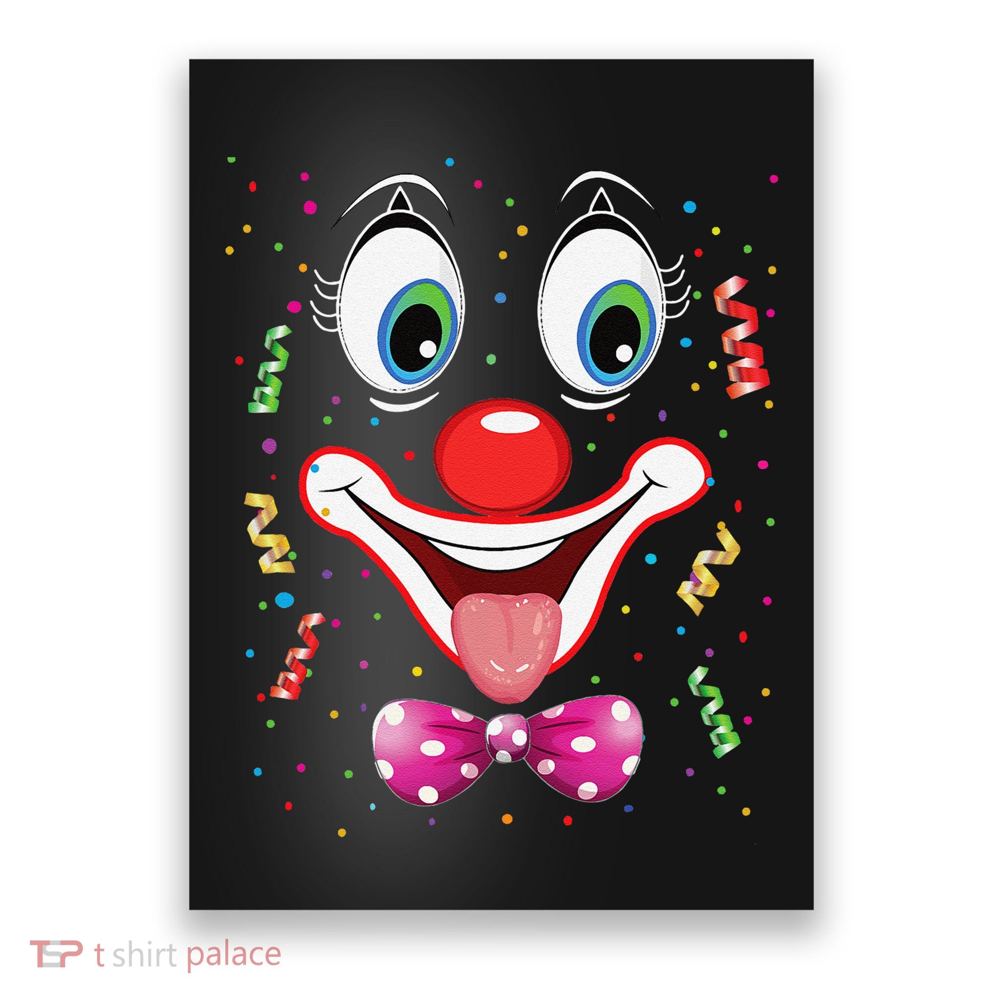 Carnival Clown Face Circus Carnivals Poster