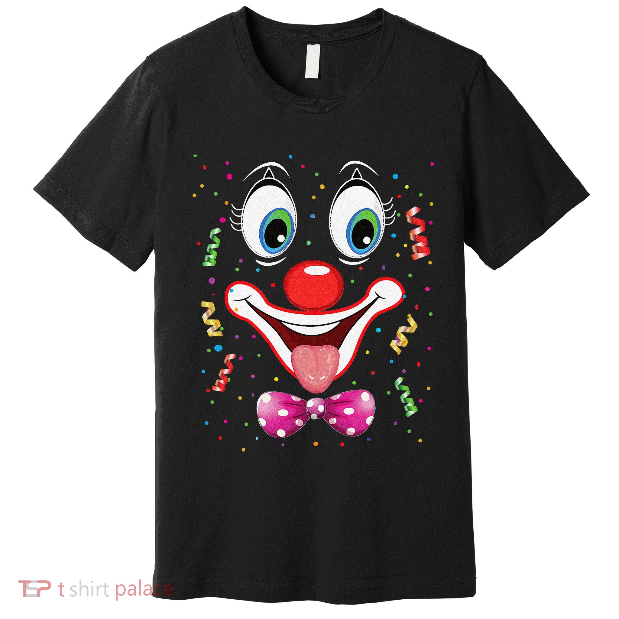 Carnival Clown Face Circus Carnivals Premium T-Shirt