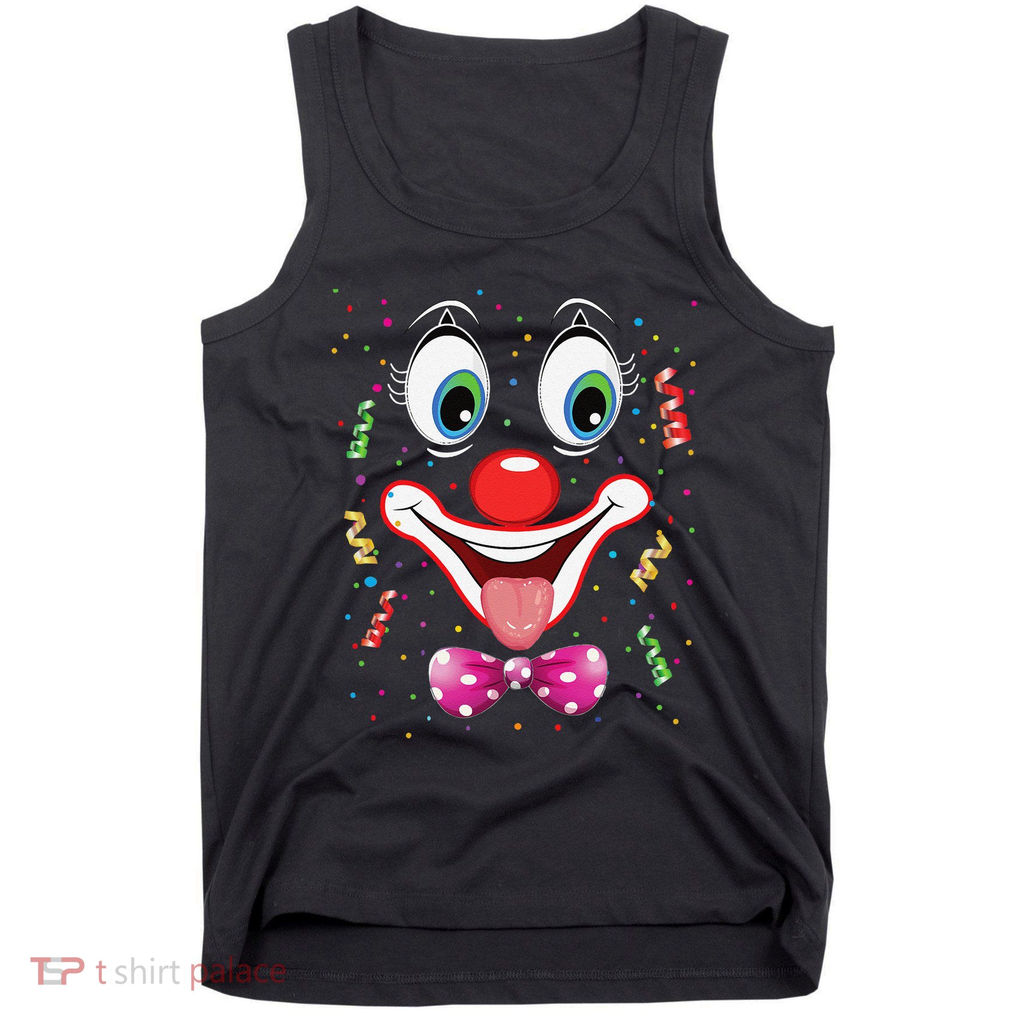 Carnival Clown Face Circus Carnivals Tank Top