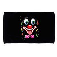 Carnival Clown Face Circus Carnivals Microfiber Hand Towel