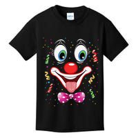 Carnival Clown Face Circus Carnivals Kids T-Shirt