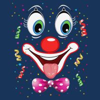 Carnival Clown Face Circus Carnivals Infant Baby Jersey Bodysuit