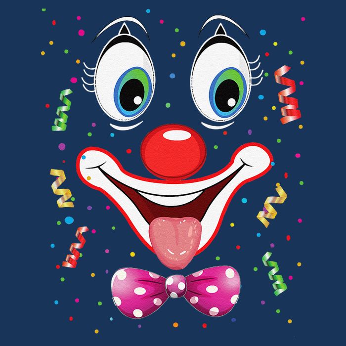 Carnival Clown Face Circus Carnivals Infant Baby Jersey Bodysuit