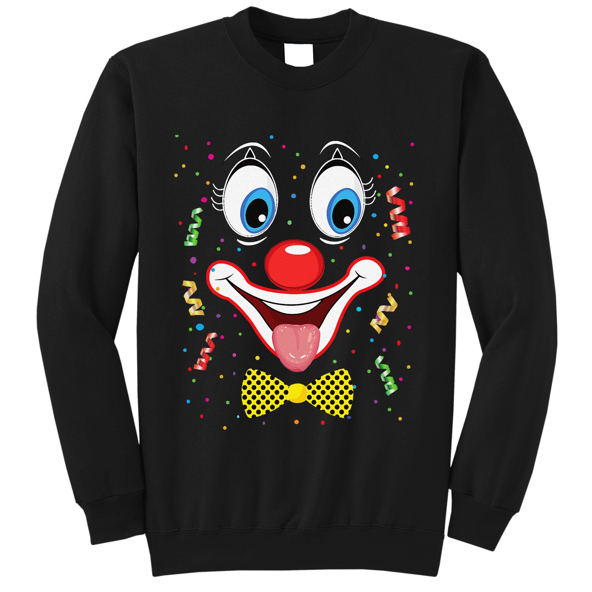 Carnival Clown Face Circus Carnivals Sweatshirt