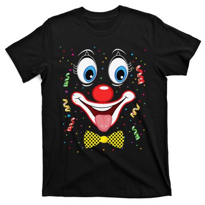 Carnival Clown Face Circus Carnivals T-Shirt