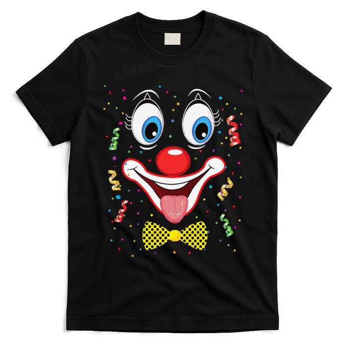 Carnival Clown Face Circus Carnivals T-Shirt