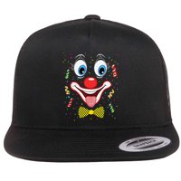 Carnival Clown Face Circus Carnivals Flatbill Hat