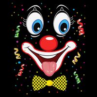 Carnival Clown Face Circus Carnivals Flatbill Hat