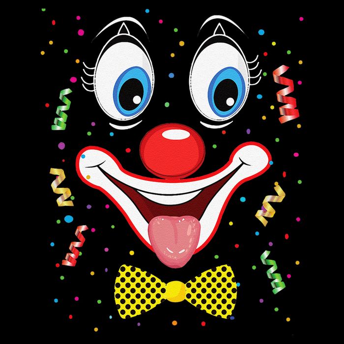 Carnival Clown Face Circus Carnivals Flatbill Hat
