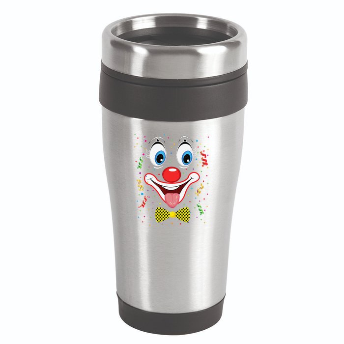 Carnival Clown Face Circus Carnivals 16oz Travel Tumbler