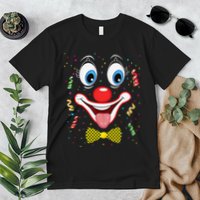 Carnival Clown Face Circus Carnivals Premium T-Shirt