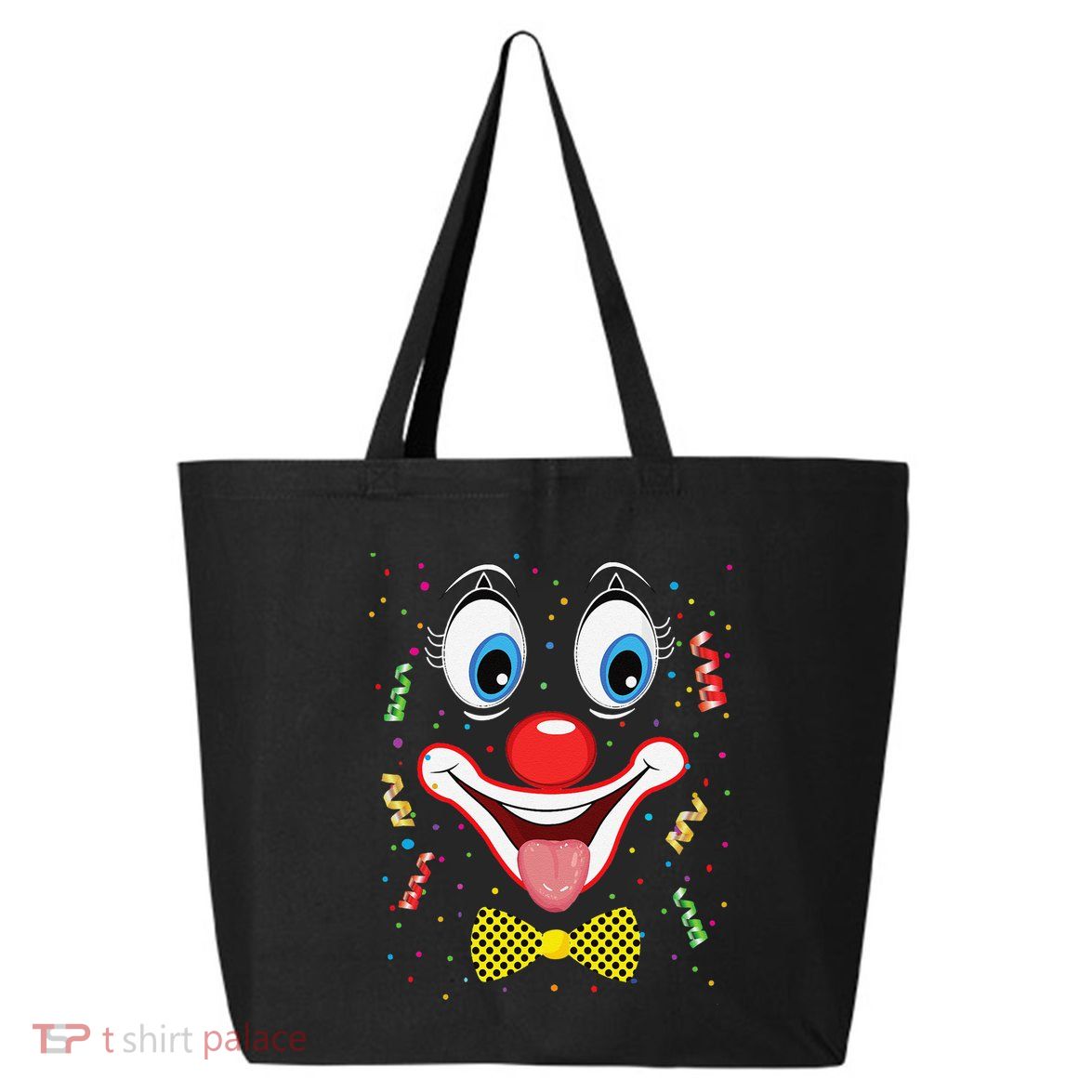 Carnival Clown Face Circus Carnivals 25L Jumbo Tote