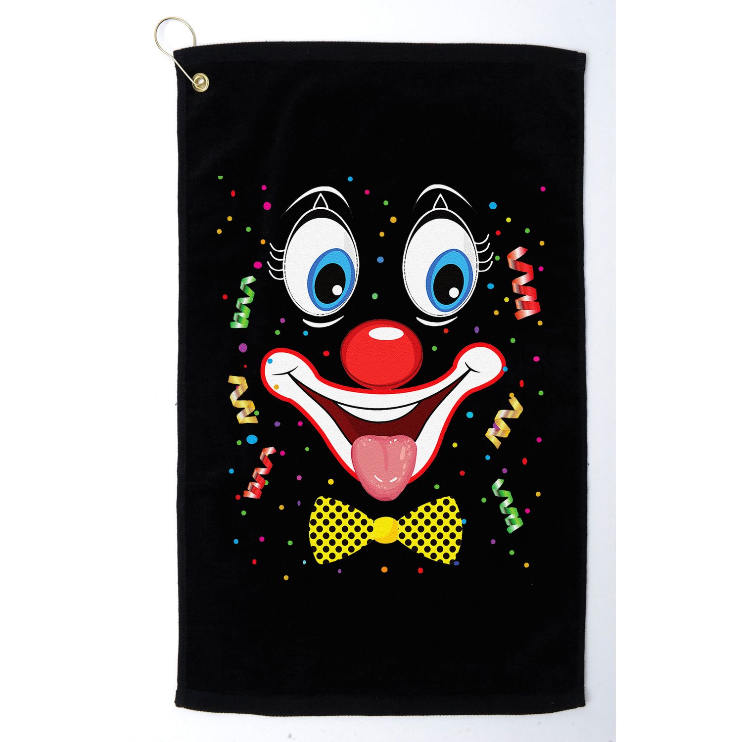 Carnival Clown Face Circus Carnivals Golf Towel