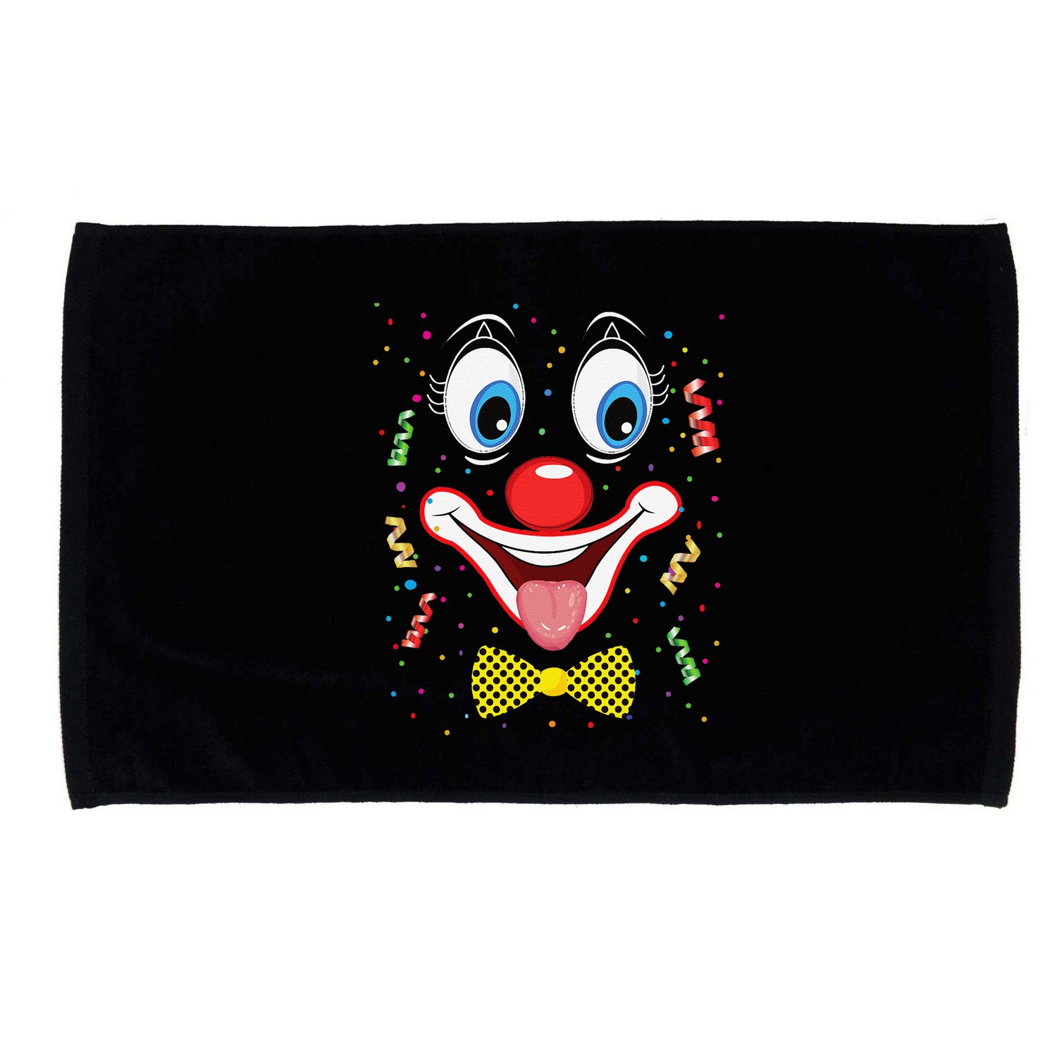 Carnival Clown Face Circus Carnivals Microfiber Hand Towel