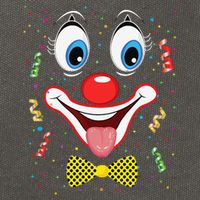 Carnival Clown Face Circus Carnivals Cotton Canvas Backpack