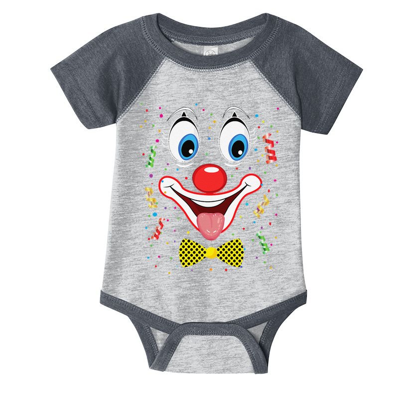 Carnival Clown Face Circus Carnivals Infant Baby Jersey Bodysuit