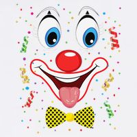 Carnival Clown Face Circus Carnivals Garment-Dyed Sweatshirt
