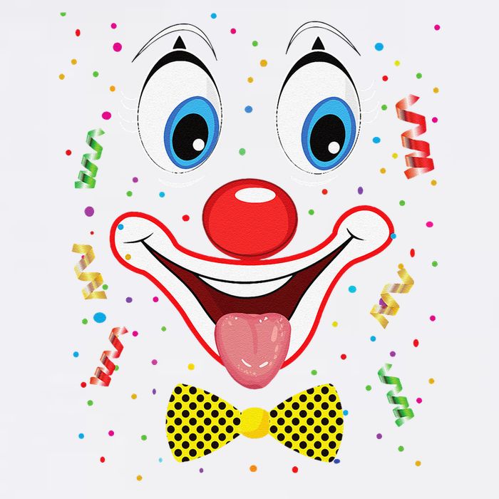 Carnival Clown Face Circus Carnivals Garment-Dyed Sweatshirt