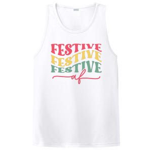 Cool Christmas Festive Af PosiCharge Competitor Tank