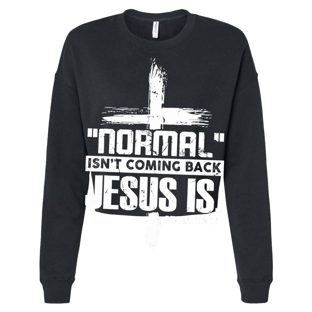 Christian Cross Faith Quote Normal Isn't Coming Back Golf Towel