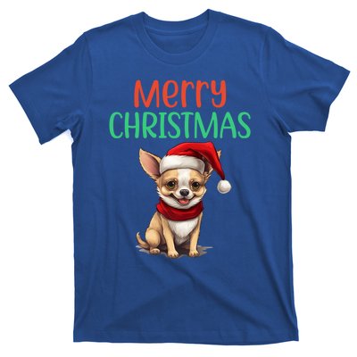 Chihuahua Christmas Funny Dog Santa Xmas Chihuahua Puppy Great Gift T-Shirt