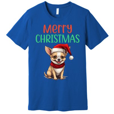 Chihuahua Christmas Funny Dog Santa Xmas Chihuahua Puppy Great Gift Premium T-Shirt