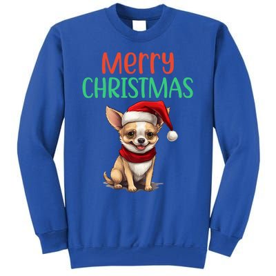 Chihuahua Christmas Funny Dog Santa Xmas Chihuahua Puppy Great Gift Tall Sweatshirt