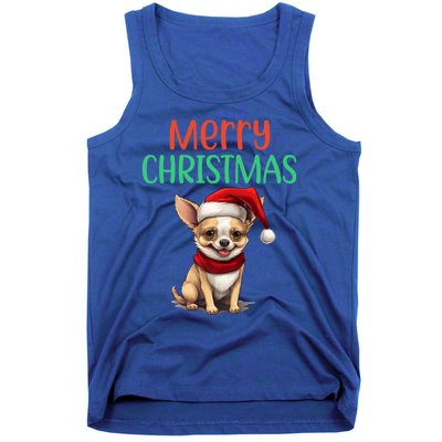 Chihuahua Christmas Funny Dog Santa Xmas Chihuahua Puppy Great Gift Tank Top