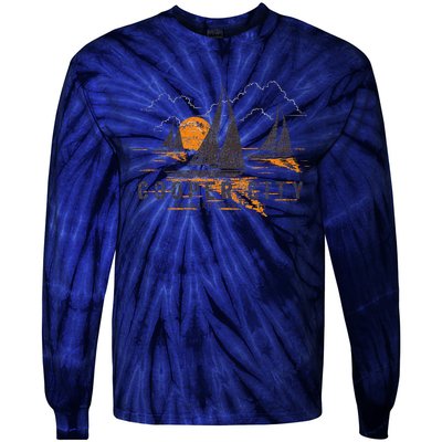 Cooper City Florida Sailing Souvenir Cooper City Tie-Dye Long Sleeve Shirt