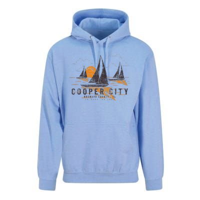 Cooper City Florida Sailing Souvenir Cooper City Unisex Surf Hoodie