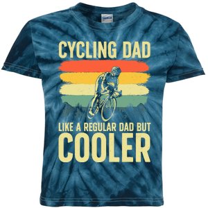 Cool Cycling For Dad Men Bicycling Bikers Bicycle Bike Rider Kids Tie-Dye T-Shirt