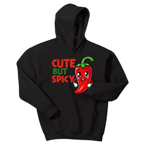 Cute Chili Funny Cute But Spicy Kids Hoodie