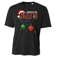 Couples Christmas Funny Christmas Gift For Couples Chest Nuts Boyfriend Husband Cooling Performance Crew T-Shirt