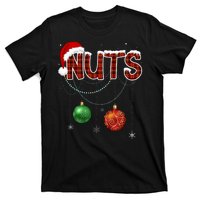 Couples Christmas Funny Christmas Gift For Couples Chest Nuts Boyfriend Husband T-Shirt