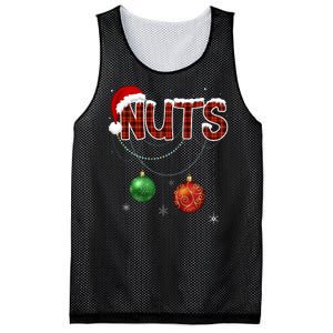 Couples Christmas Funny Christmas Gift For Couples Chest Nuts Boyfriend Husband Mesh Reversible Basketball Jersey Tank