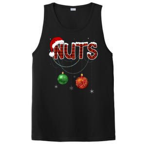 Couples Christmas Funny Christmas Gift For Couples Chest Nuts Boyfriend Husband PosiCharge Competitor Tank