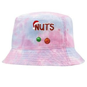 Couples Christmas Funny Christmas Gift For Couples Chest Nuts Boyfriend Husband Tie-Dyed Bucket Hat