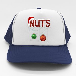 Couples Christmas Funny Christmas Gift For Couples Chest Nuts Boyfriend Husband Trucker Hat