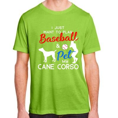 Cane Corso Funny Baseball Dog Owner Lover Xmas Gift Adult ChromaSoft Performance T-Shirt