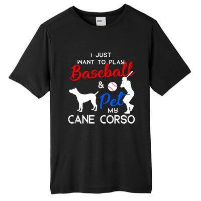 Cane Corso Funny Baseball Dog Owner Lover Xmas Gift Tall Fusion ChromaSoft Performance T-Shirt