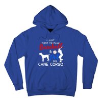 Cane Corso Funny Baseball Dog Owner Lover Xmas Gift Hoodie