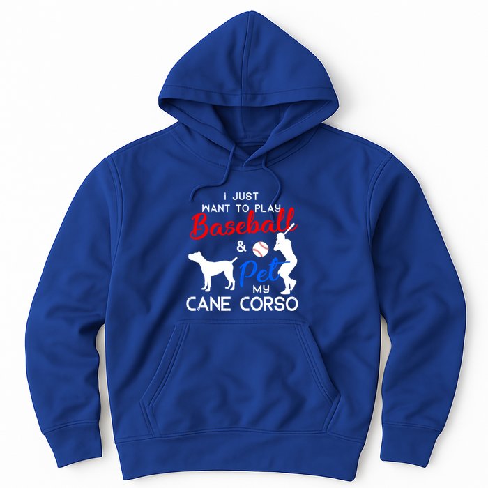 Cane Corso Funny Baseball Dog Owner Lover Xmas Gift Hoodie