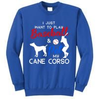 Cane Corso Funny Baseball Dog Owner Lover Xmas Gift Sweatshirt