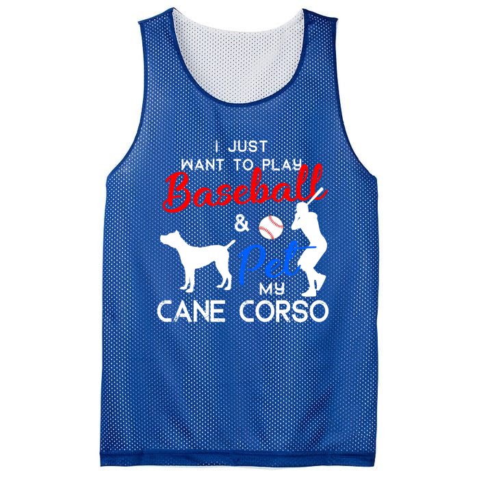 Cane Corso Funny Baseball Dog Owner Lover Xmas Gift Mesh Reversible Basketball Jersey Tank