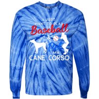 Cane Corso Funny Baseball Dog Owner Lover Xmas Gift Tie-Dye Long Sleeve Shirt