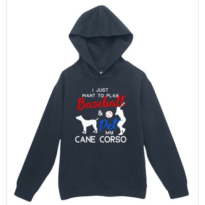 Cane Corso Funny Baseball Dog Owner Lover Xmas Gift Urban Pullover Hoodie