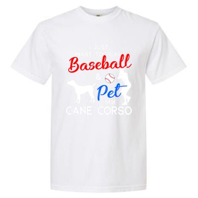 Cane Corso Funny Baseball Dog Owner Lover Xmas Gift Garment-Dyed Heavyweight T-Shirt